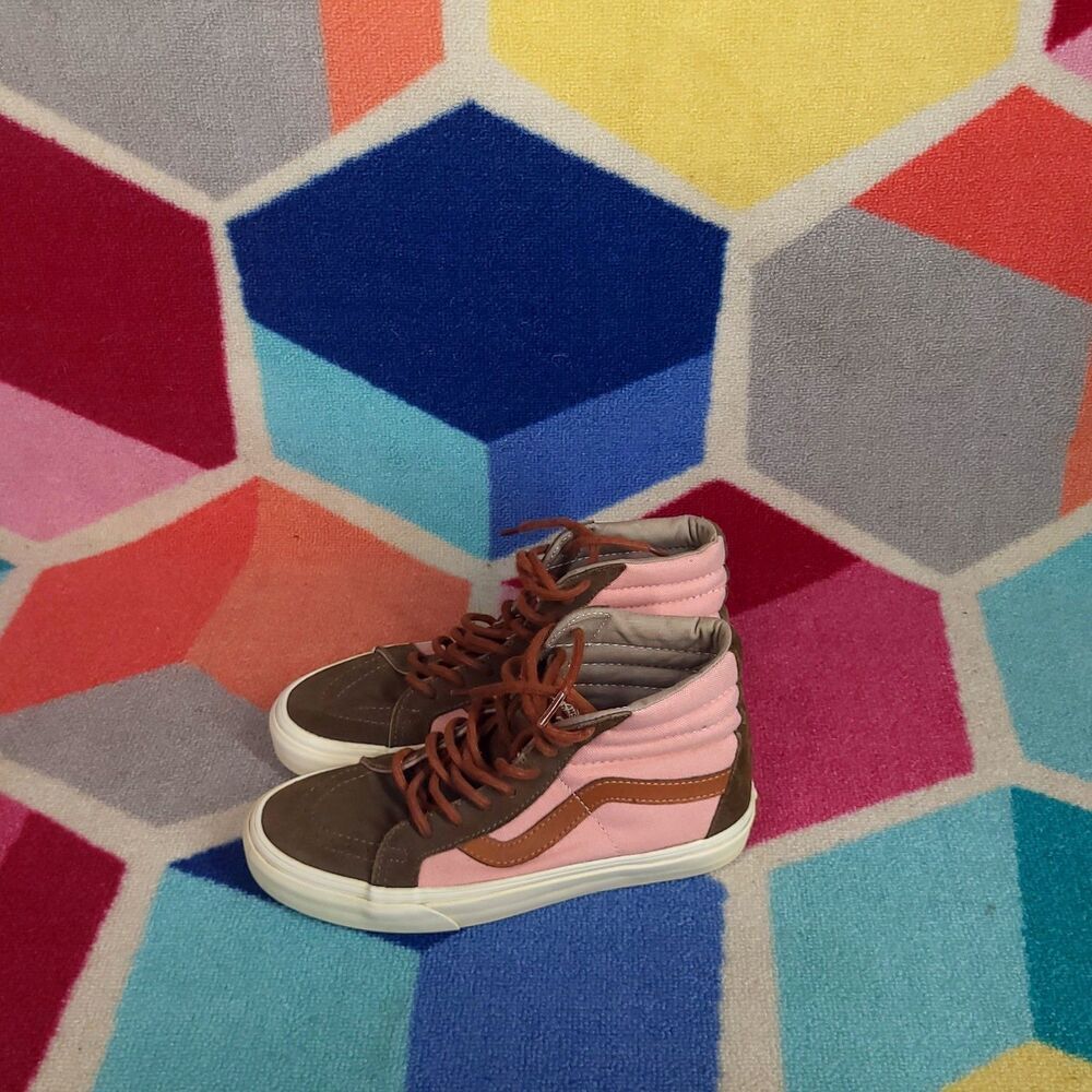 Vans sk8 hi reissue Dx Pink coral Men’s Size 6 Women's 7.5